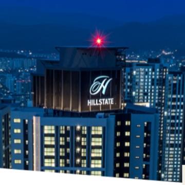 베스트 아파트 브랜드 1위, 브랜드 평판 79개월 연속 1위, 대한민국 대표 브랜드 힐스테이트 프리미엄